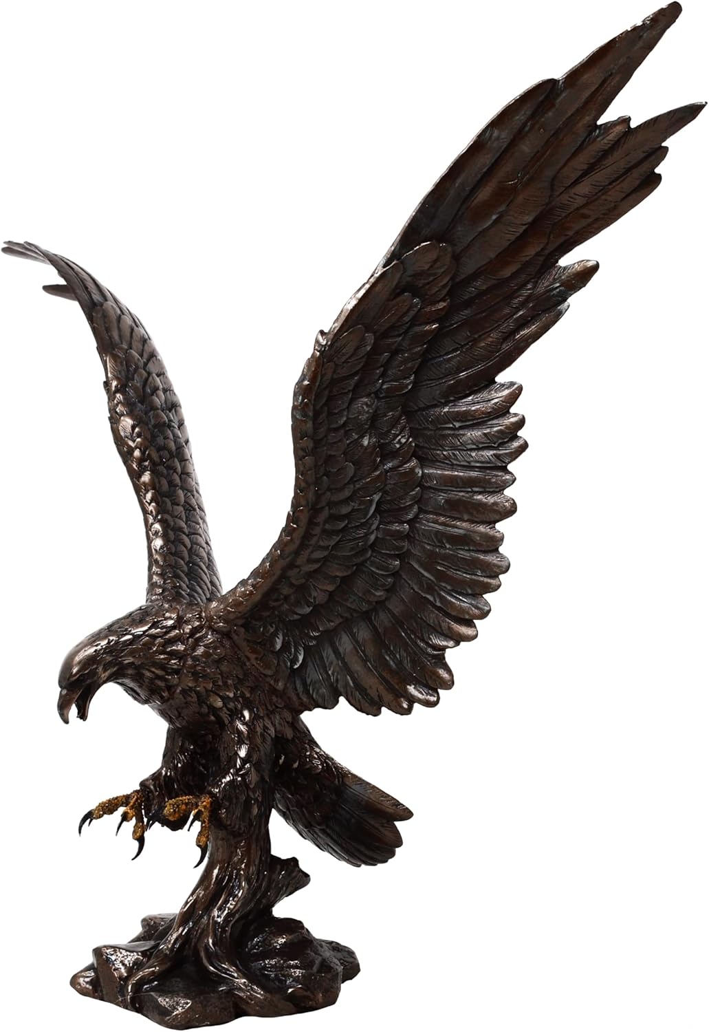 MC Dekofigur bronziert - Adler Wings of Glory - Bronzefigur Figur Deko In-/Outdoor