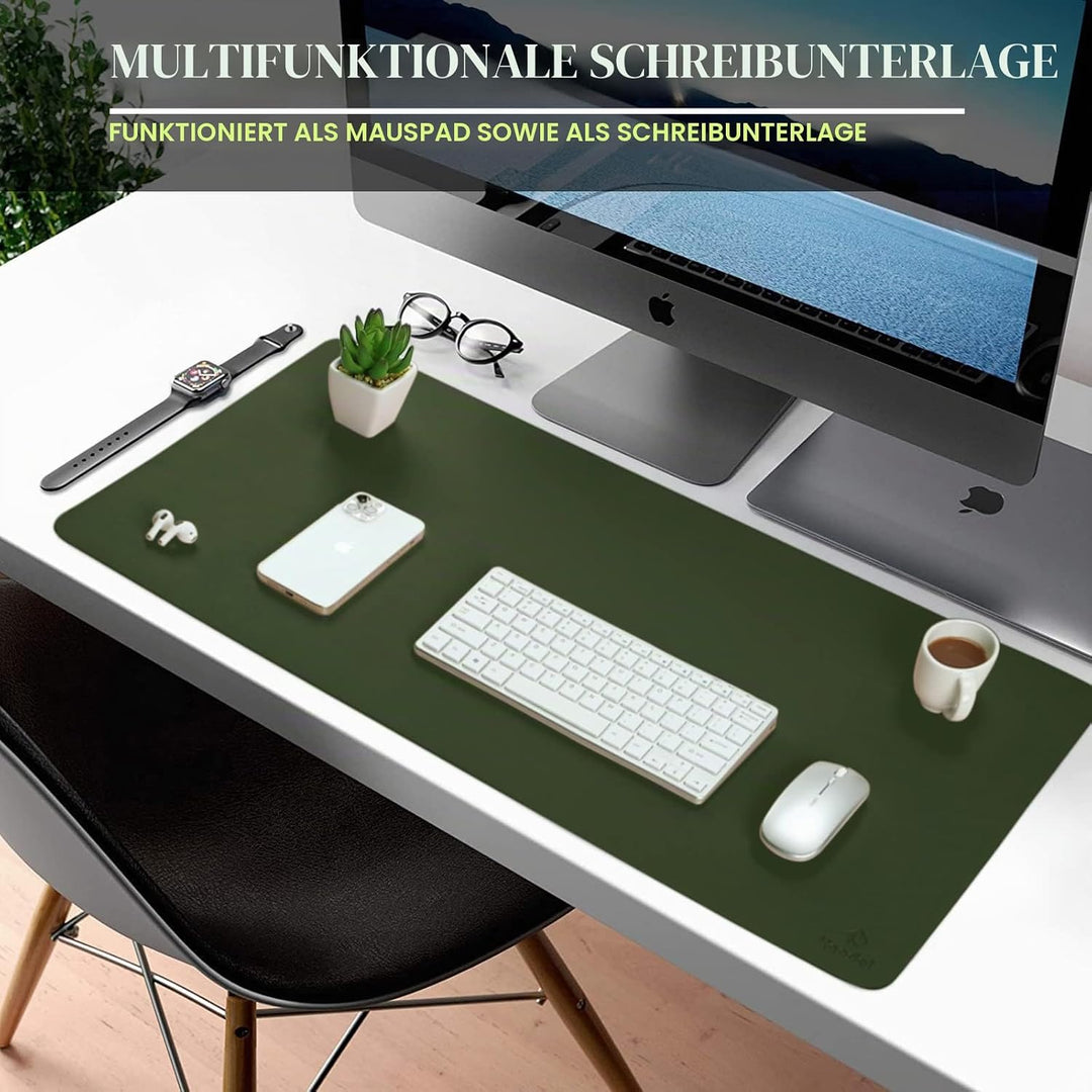 K KNODEL Tischunterlage, Schreibtischunterlage, 90 x 43cm PVC Tischunterlage, Laptop Tischunterlage,