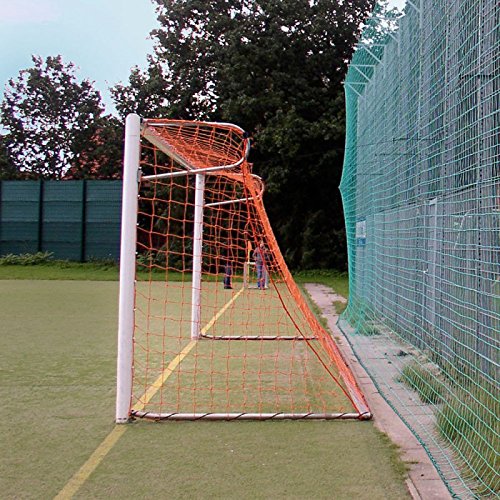 Fussball Tornetz Fussballtornetz 7,50 m x 2,50 m Tiefe Oben 0,80 unten 1,50 m Fussballnetz einfarbig