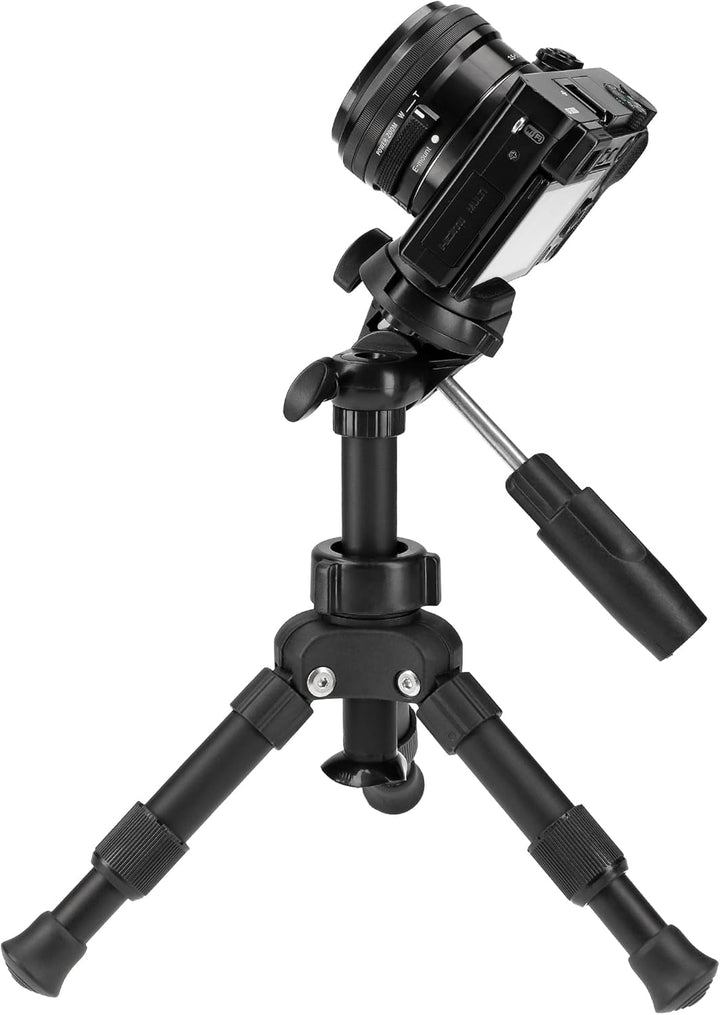 ayex Leichtes Robustes Kamera Stativ mit 3-Wege-Kopf Schnellwechselplatte & Wasserwaage Aluminium