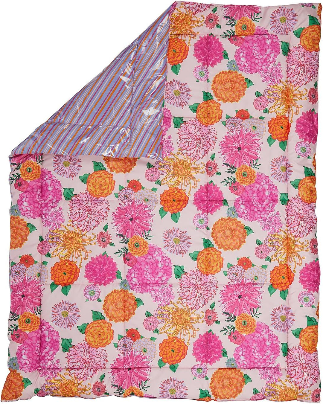 BUTLERS Picknickdecke 140x180 cm - Picnic Deluxe - Picknickdecke Baumwolle gefüttert | Liegedecke St