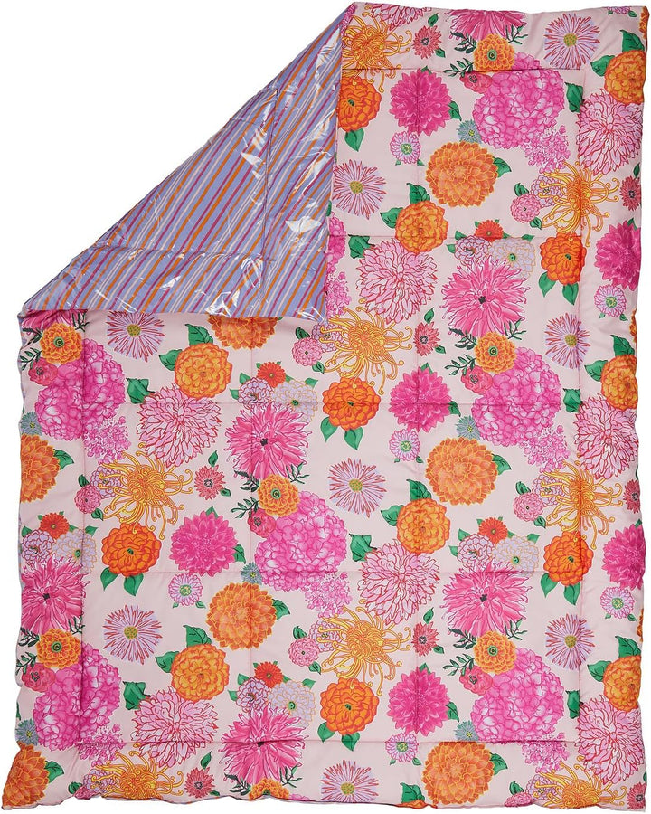 BUTLERS Picknickdecke 140x180 cm - Picnic Deluxe - Picknickdecke Baumwolle gefüttert | Liegedecke St
