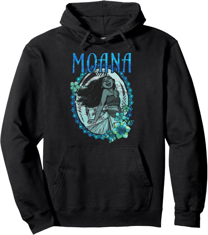Disney Moana Framed Portrait Sketch Pullover Hoodie