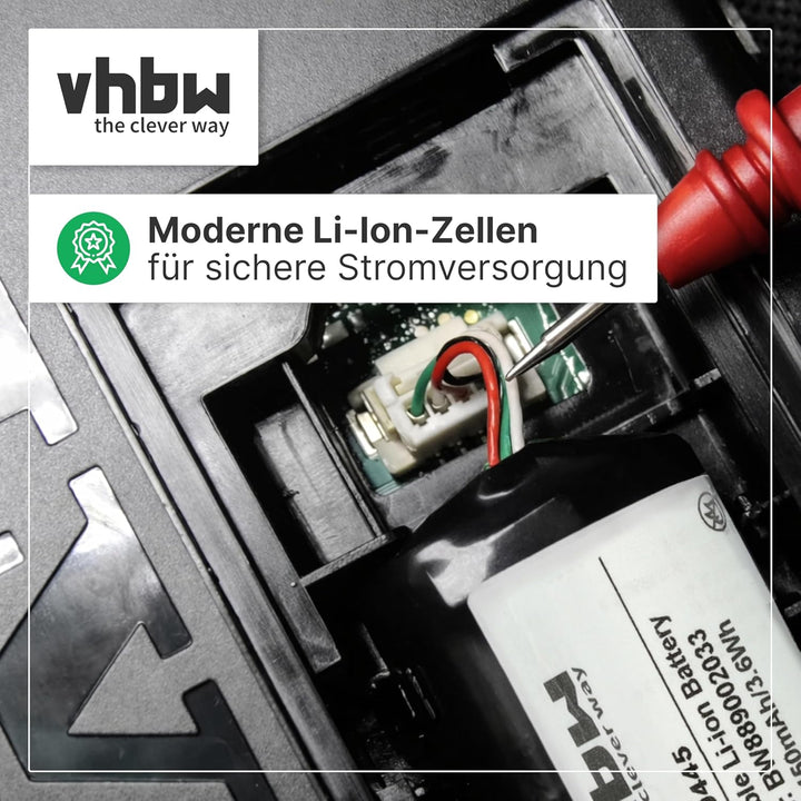 vhbw Akku Ersatz für Audi 3G0915089 für Telematik-Steuergerät (1,49 Ah, 7,3 V, Li-Ion)