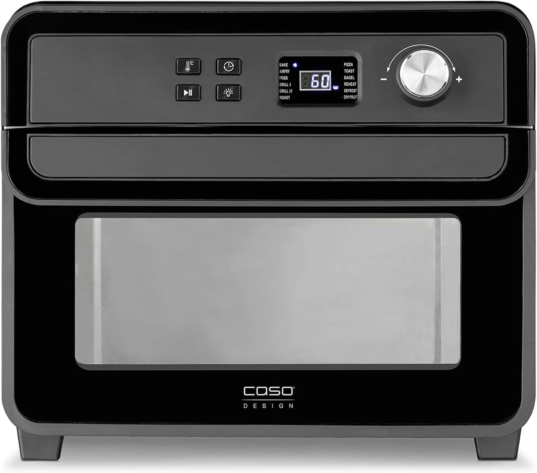 CASO AirFry Chef 1700 - Design Heissluftfritteuse, direkt startbereit ohne Aufheizen, 3 Einschubeben