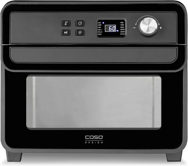 CASO AirFry Chef 1700 - Design Heissluftfritteuse, direkt startbereit ohne Aufheizen, 3 Einschubeben