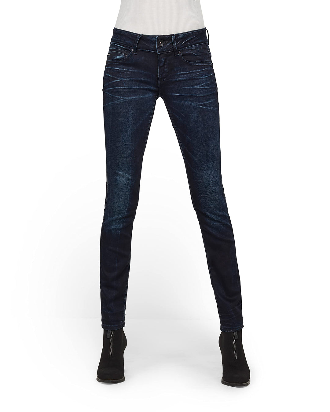 G-STAR Herren 3301 Regular Tapered Jeans 23W / 32L Blau (Medium Aged 60883-6131-071), 23W / 32L Blau