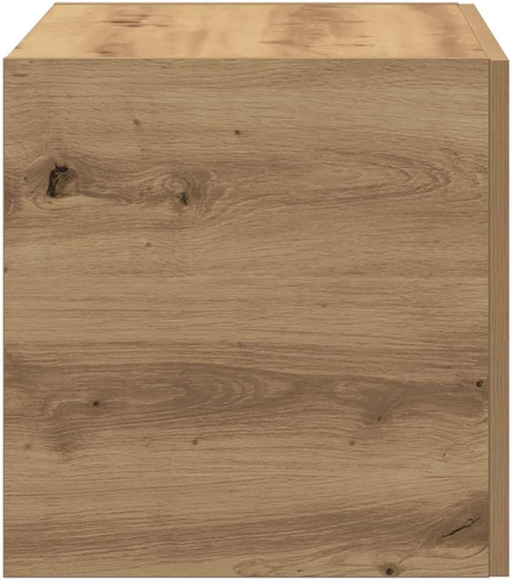 vidaXL Wandschrank Artisan-Eiche 80x39x40 cm Holzwerkstoff, TV-Hängeschrank, TV-Hängeschränke, schwe