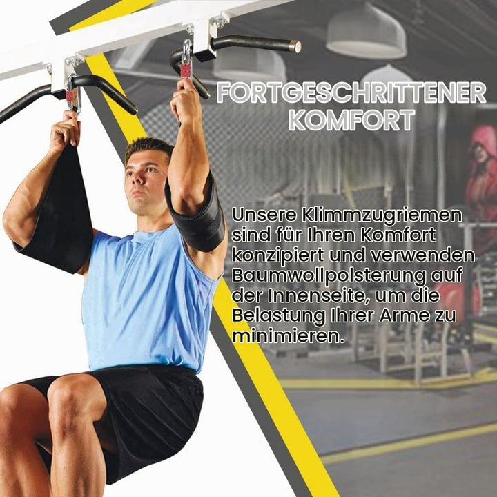 DASKING Bauchmuskelschlaufen Armschlaufen für Bauchtraining, Klimmzugstange Bauchtrainer, Fitness Ab