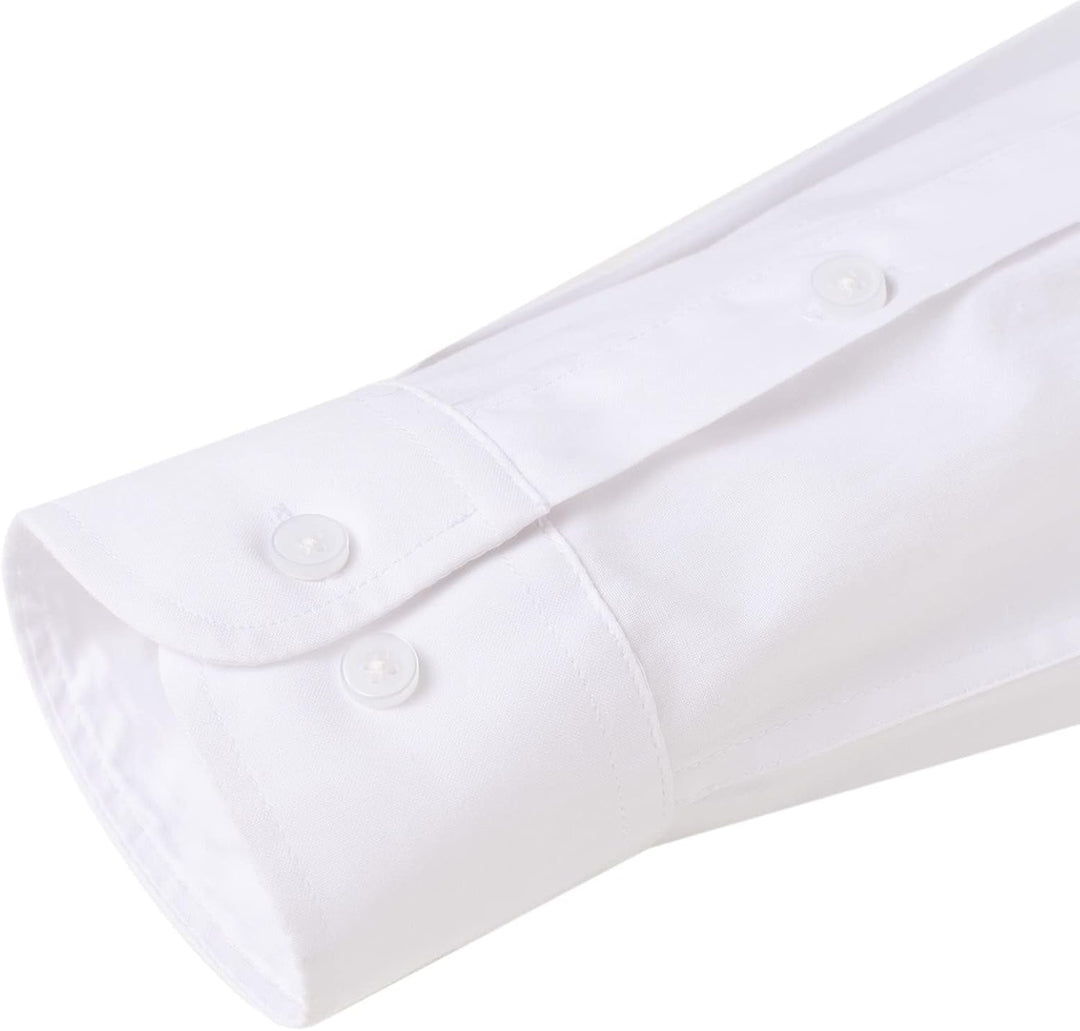 J.VER Oxford Herren Hemd Bügelfrei Regular Fit Hemd Langarm Casual Hemd aus Oxford Button down Hemd