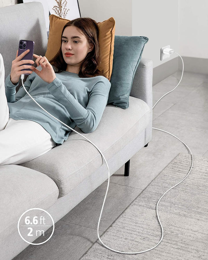 2 Pack iPhone Schnellladegerät und Schnellladekabel Ladekabel für iPhone 14 13 12 11 Pro Max Plus Mi