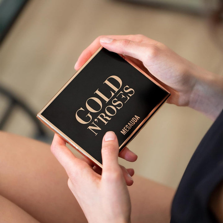 Mesauda Milano Palette 12 kompakte Lidschatten Gold'N Roses - 12 g