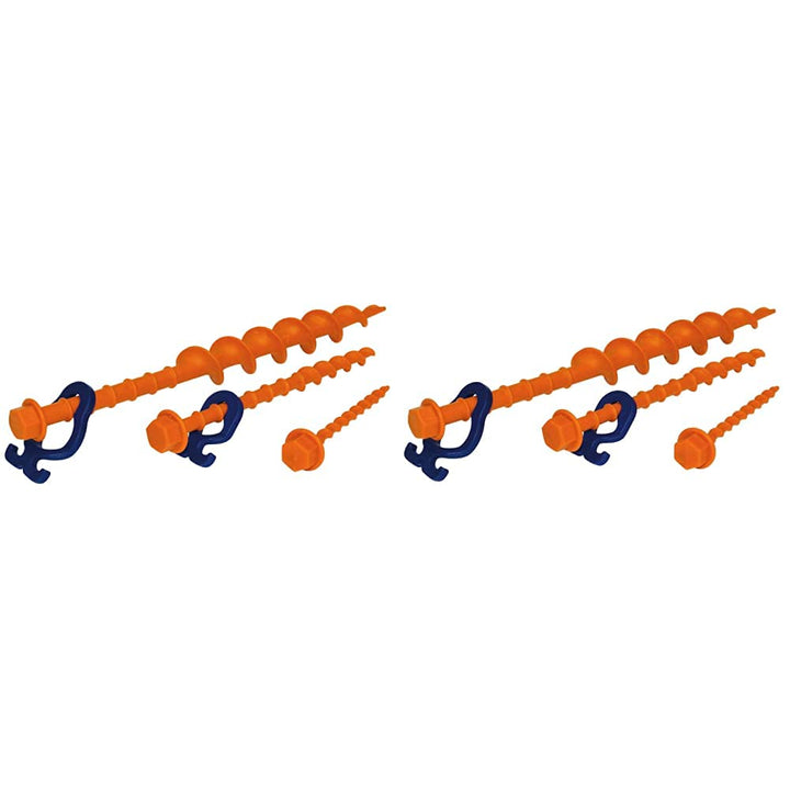 Peggy Peg Schraubhering normal 20 cm, 12er Set & Peggy Peg Schraubhering klein 12 cm, 12er Set Bundl