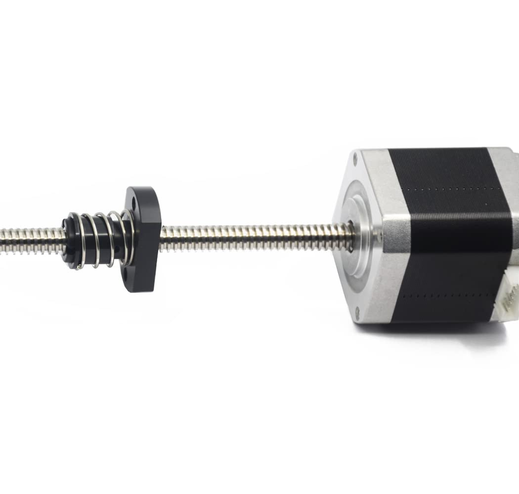 Iverntech NEMA 17 Schrittmotor mit Integrierter 2 mm Steigung 310 mm T8 Leitspindel für 3 Drucker Z-