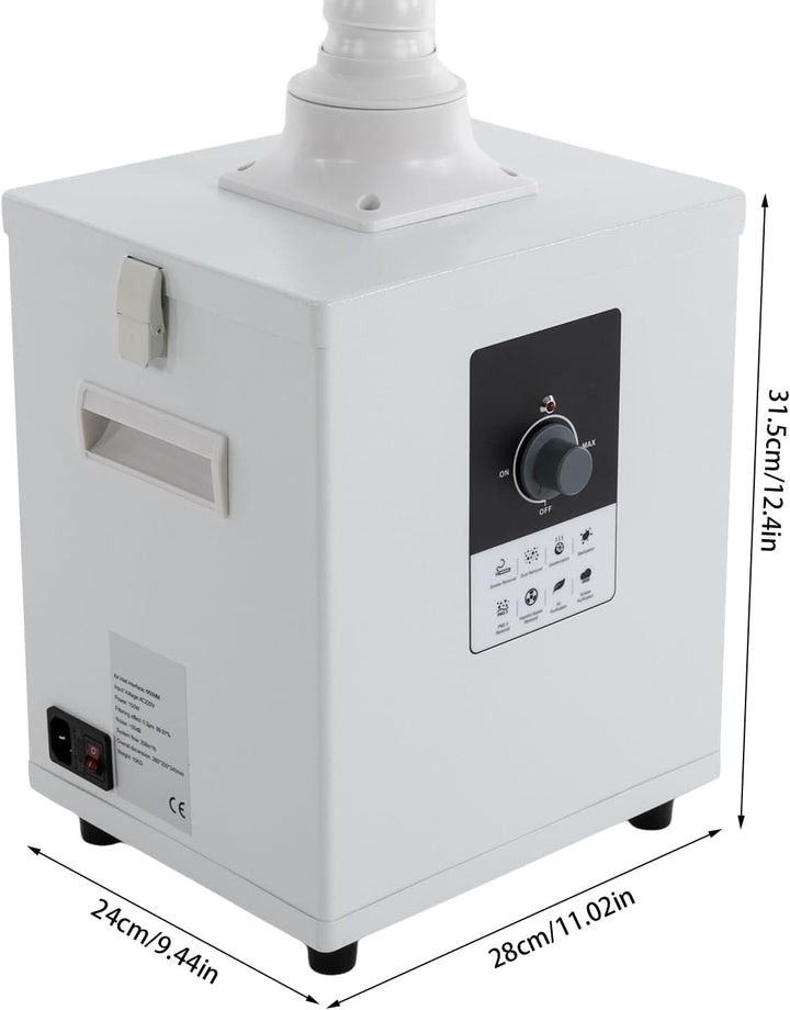 Lötrauchabsorber - Leistungsstarke 258m³/h 150W Absaugung, geräuscharmes, 3-stufiges Filtersystem mi