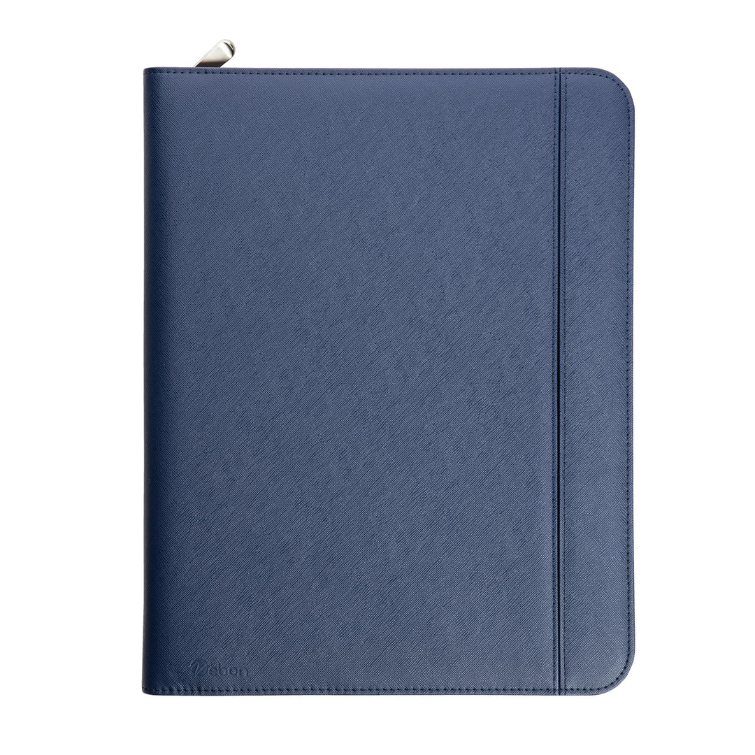 Vebon® Schreibmappe Ringbuch A4 Paris I Reissverschluss + Klemmbrett I Konferenzmappe + Laptoptasche
