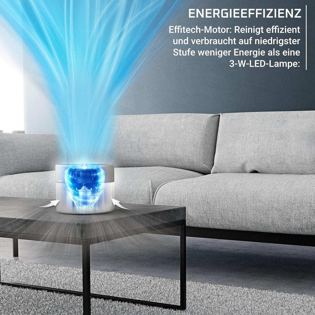 Rowenta Pure Air Mini Luftreiniger, für zu Hause, ultrakompakte Grösse | bis 22 m², extrem leiser Na