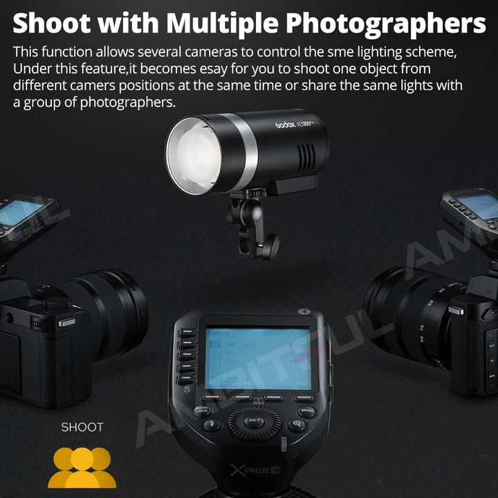 GODOX XproII-C 2.4G TTL Wireless Flash Trigger XProIIC Trigger Autoflash 1/8000s HSS Large LCD Scree