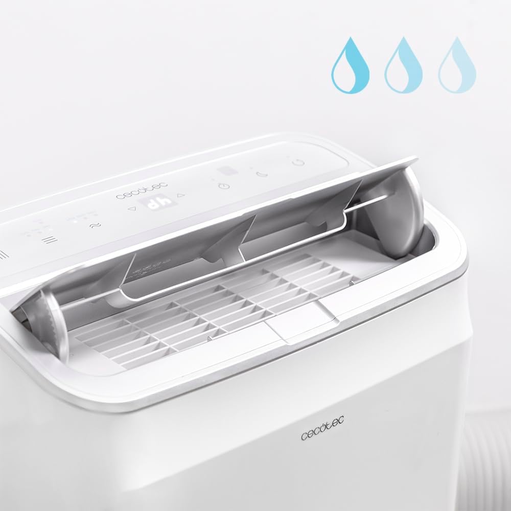Cecotec Tragbare Klimaanlage mit Fernbedienung, WLAN und Wärmepumpe Forceclima 12800 Heizung angesch