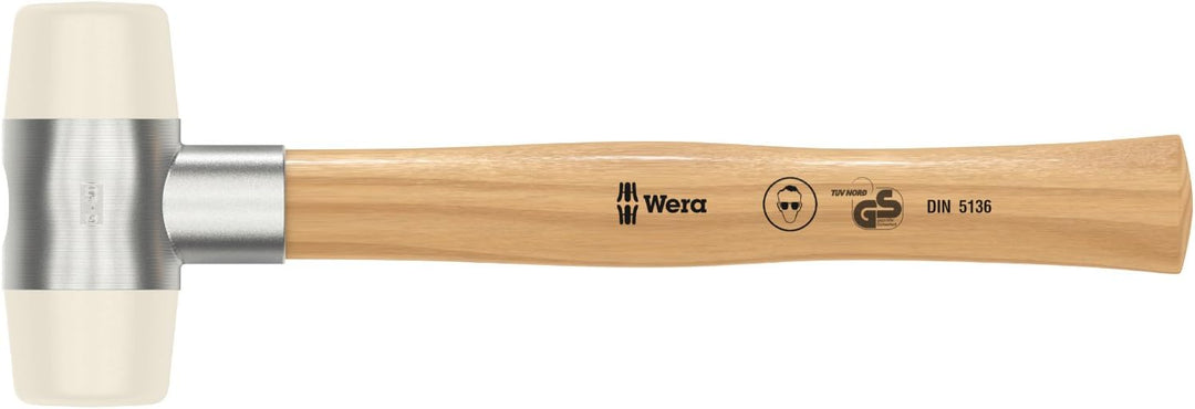Wera 101 Schonhämmer mit Köpfen aus Nylon, # 6 x 50 mm, Wera 05000330001, # 6