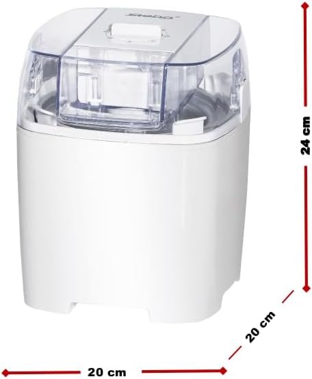 Steba Eismaschine, Isolierbehälter mit 1,5 l Volumen für bis zu 20 Kugeln Eis, 30 Minuten Timer, Ink