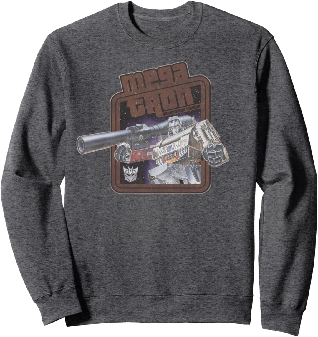 Transformers Megatron Decepticon Leader Retro Logo Sweatshirt