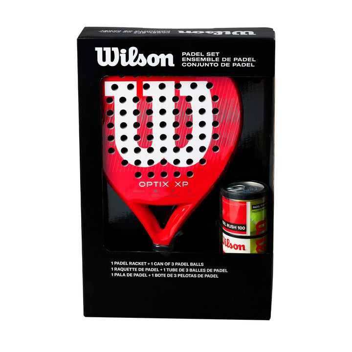 Wilson OPTIX XP Padel KIT RED