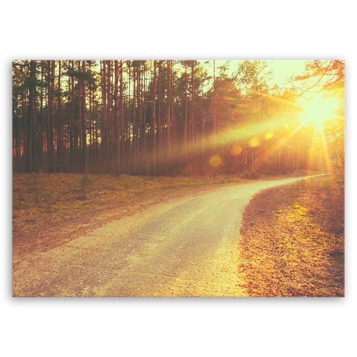 ge Bildet Bild auf Leinwand | Landschaftsbilder - freedom H in 70x50 cm als Wandbild | Wand-deko Dek