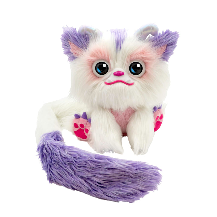 Aspen | Kuscheltier Plüsch-Yeti| Interaktives Spielzeug für Kinder mit Mehr als 80 Realistischen Rea