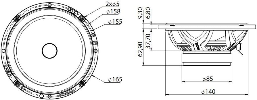 Focal Performance Access 165AS - 16,5cm Composystem Einzelbett, Einzelbett