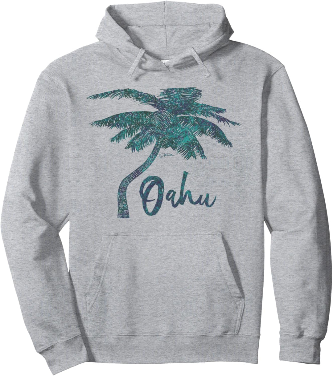 JCombs: Oahu, Hawaii, Palme Pullover Hoodie