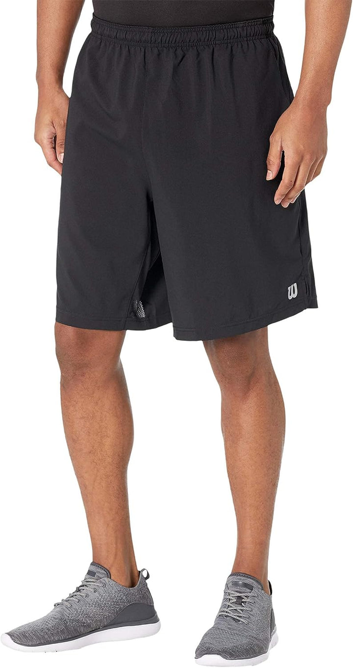 Wilson Herren Tennis Shorts Rush 9 Woven Short L Schwarz, L Schwarz
