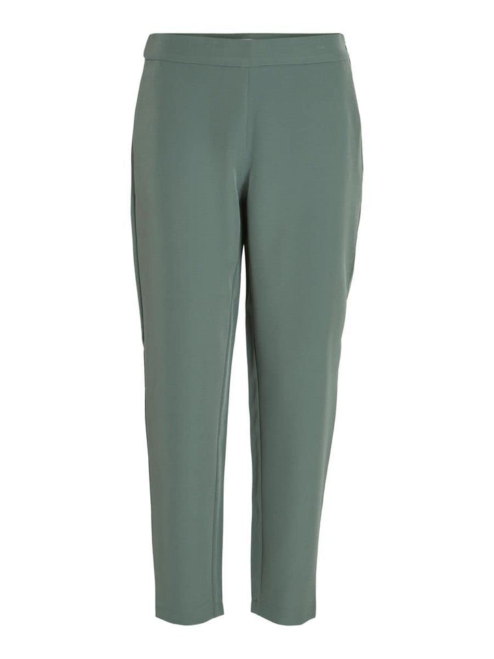 Vila Female Cropped Hose VICARRIE Mid-Rise 34 Duck Green, 34 Duck Green