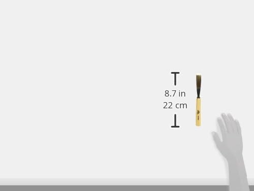 STUBAI Stemmeisen Stechbeitel Serie 52 - Form 1 | Gerades Balleisen 20 mm, mit Holzgriff, für glatte