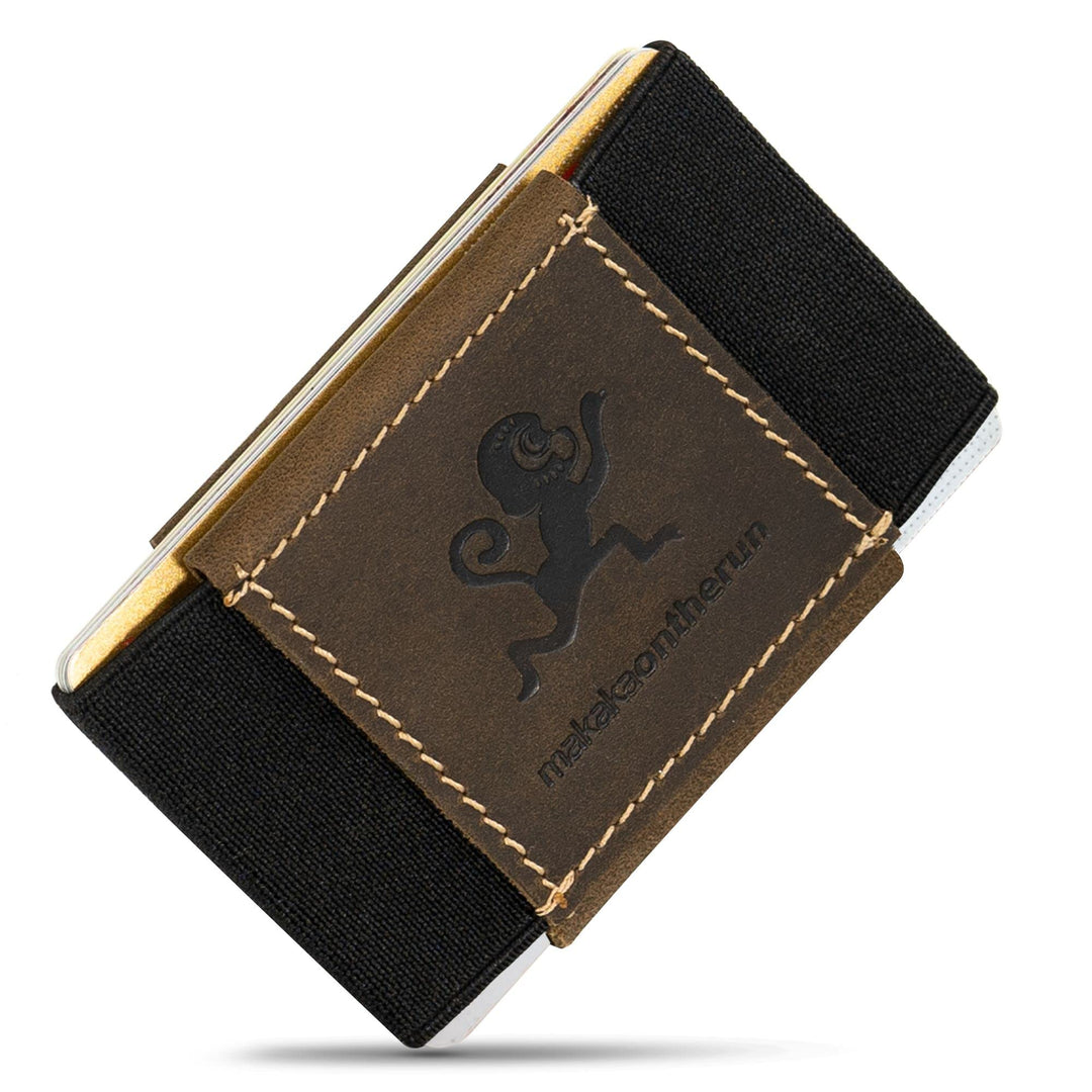 MakakaOnTheRun® Kartenetui Herren Wallet, Kartenhalter, Kreditkartenetui, Slim Wallet Herren Geldbör