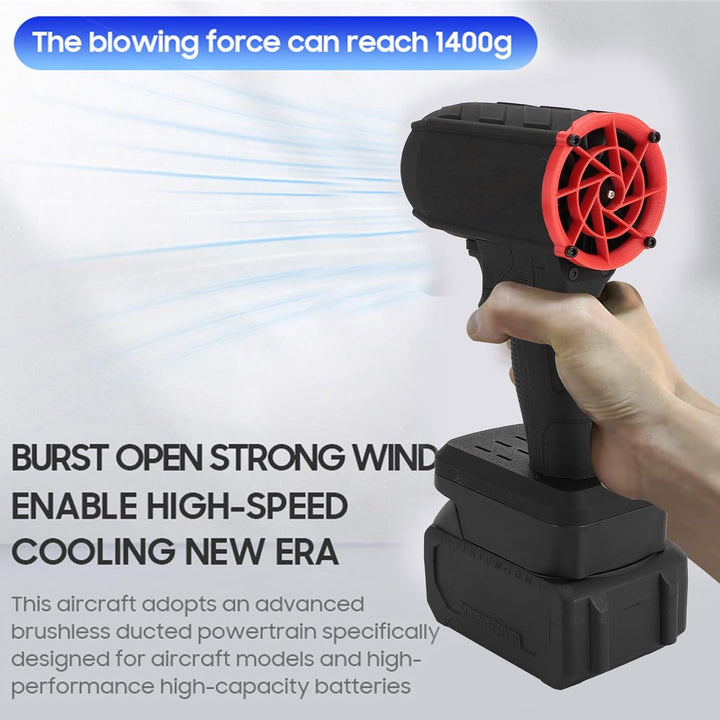 Jet Dry Gebläse, Jet Fan 500000 U/min Wind Geschwindigkeit mit 16000mAh Lithium-Batterie, Super Jet