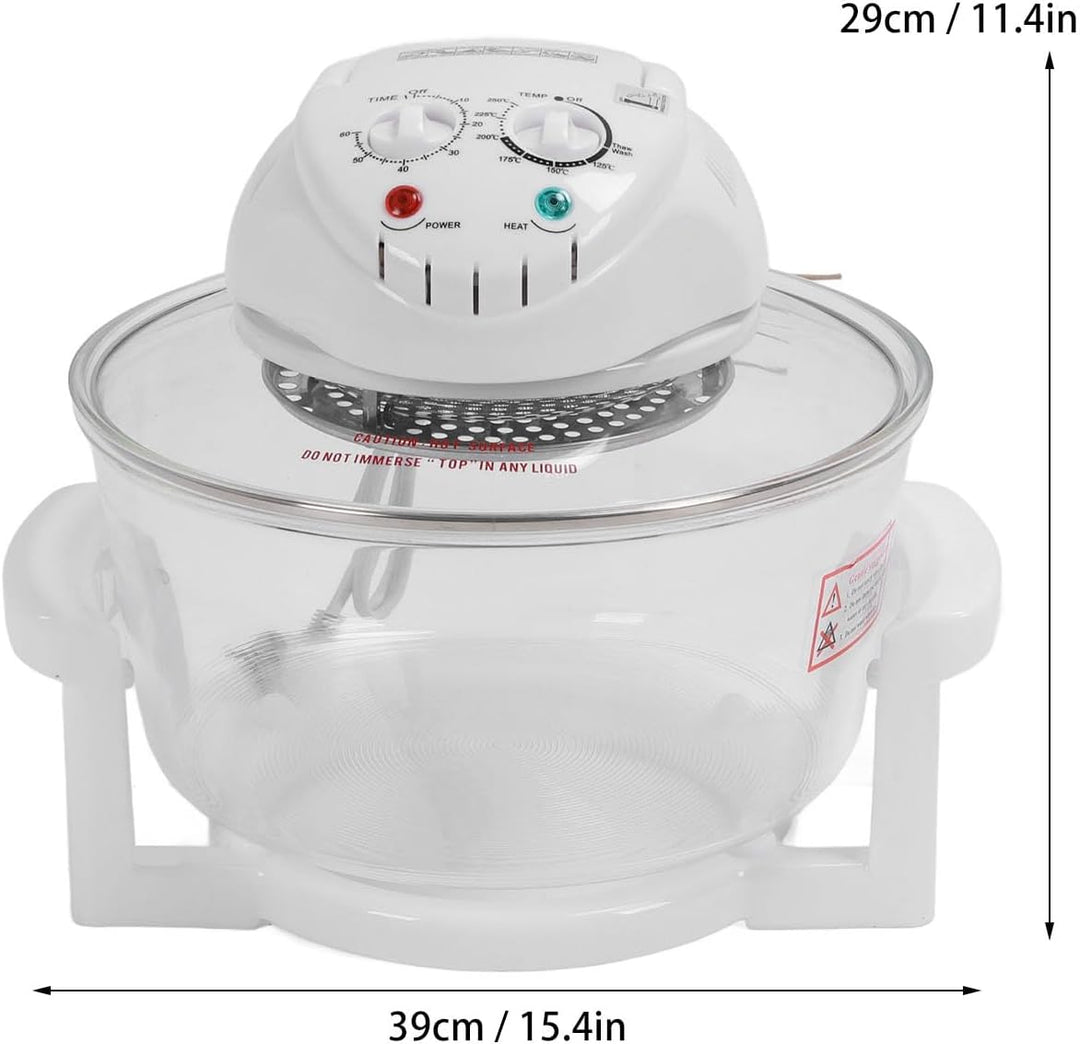 Luftfritteuse, Elektrischer Küchenkessel, Fritteusentopf mit Fritteusenkorb, 12 L, Grosses Fassungsv