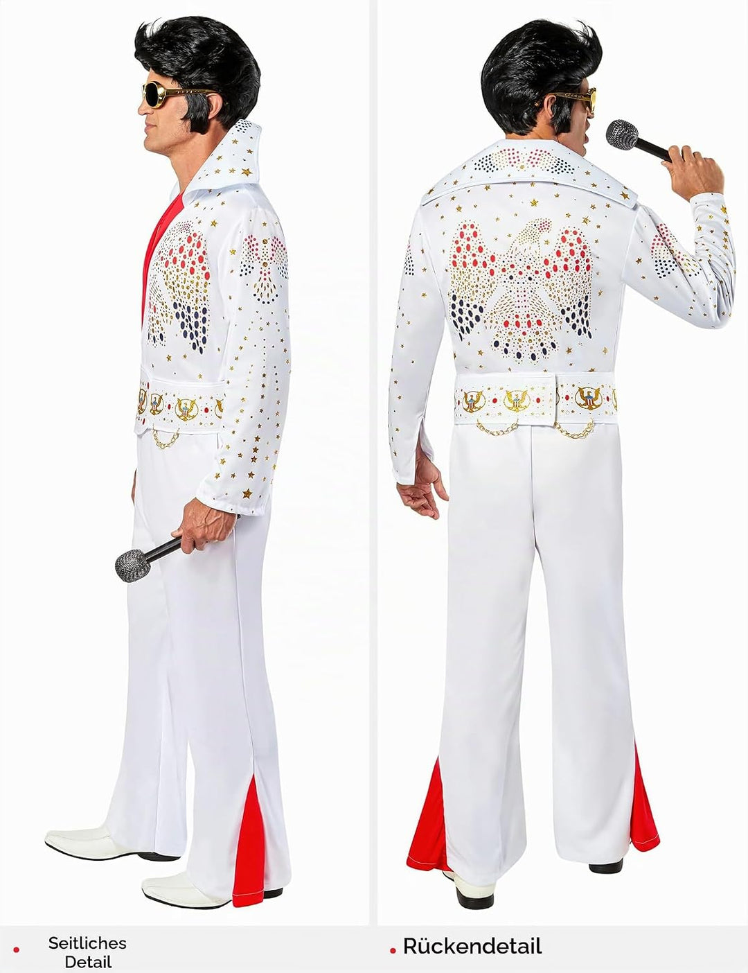 Rubies Deutschland 3 889050 M - Deluxe Elvis Grösse 48/50 (medium), M