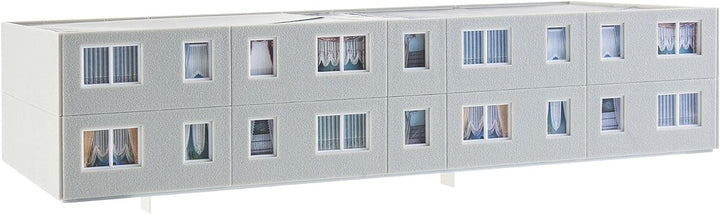 Faller FA 130802 - Plattenbau P2 Ergänzung, Zubehör für die Modelleisenbahn, Modellbau