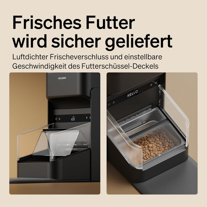 PETLIBRO Futterautomat Katze RFID, 5G Wi-Fi Katzenfutter Automat, Futterspender Katze mit Collar-Tag