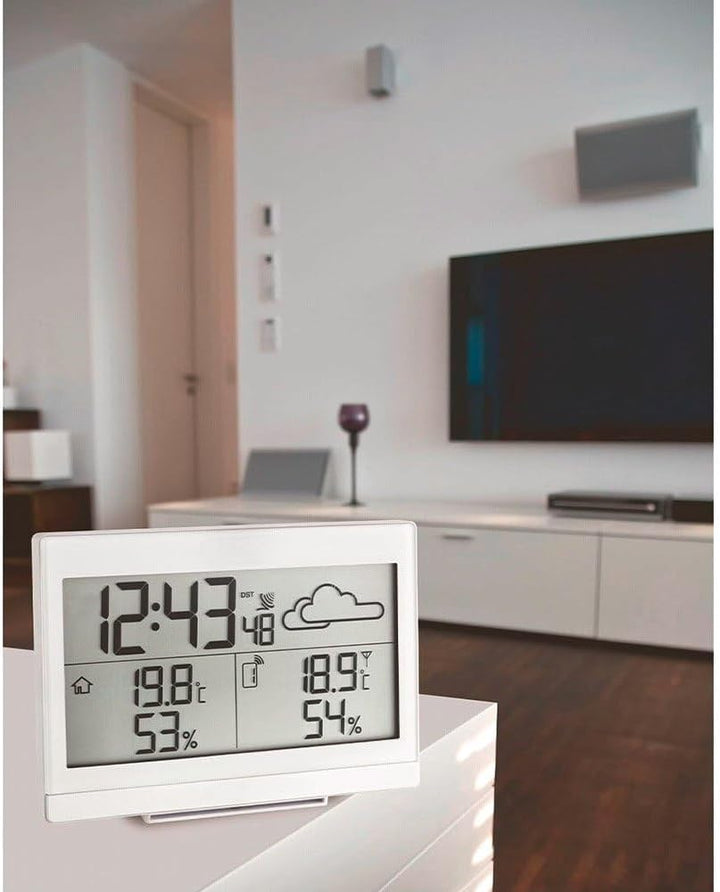TFA Dostmann Casa Funk-Wetterstation, Wettervorhersage, Aussentemperatur, Innentemperatur, Luftfeuch