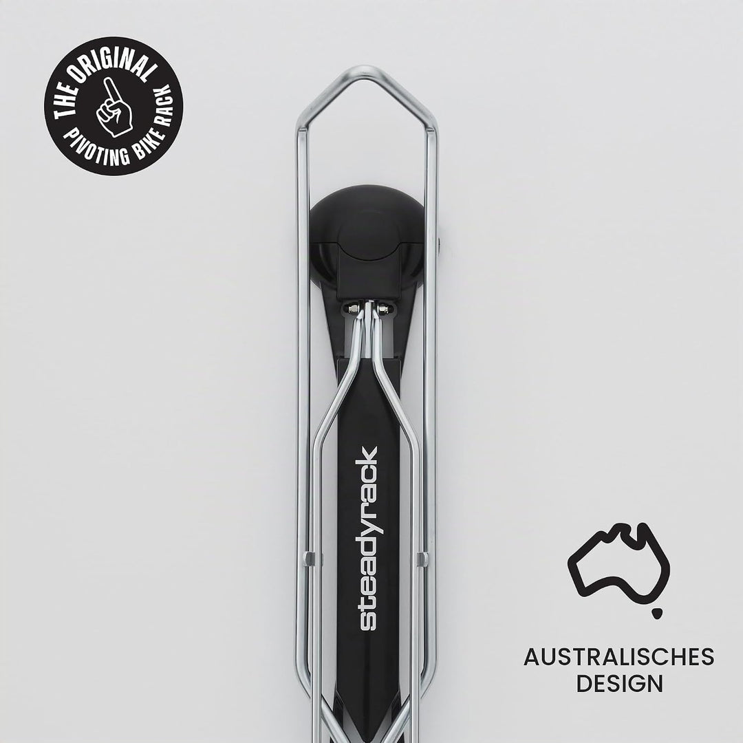 Steadyrack Fahrrad Wandhalterung - Mountain Bike Rack - Fahrrad Wandhalterung Vertikal als Aufbewahr