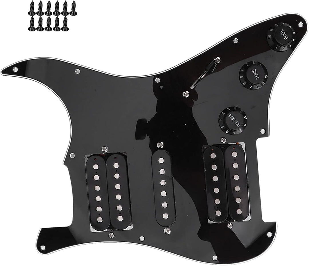 Komplett Vorverdrahtetes,Pickguard Humbucker für E-Gitarren-Board mit vorverdrahtetem HSH-Pickup für