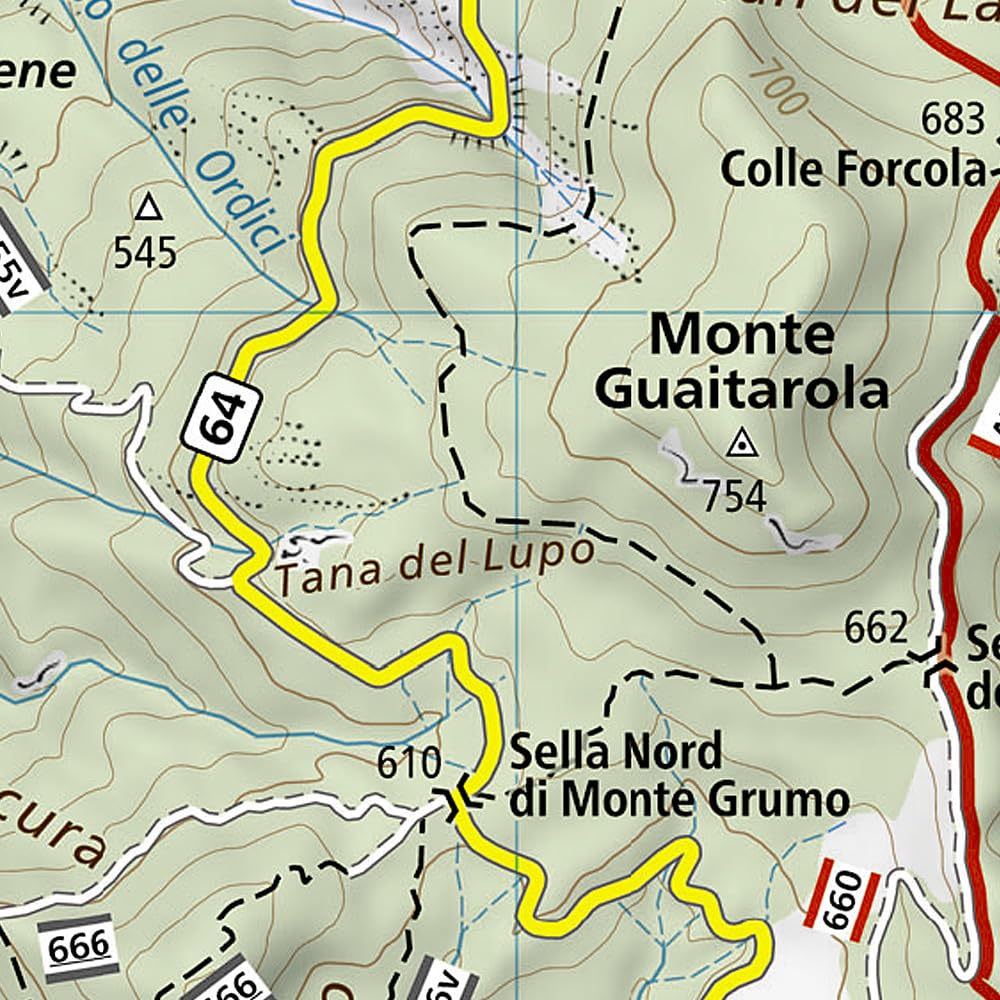 Cinque Terre High Path: 1:25000 (National Geographic Trails Illustrated Map, Band 4006), Karte