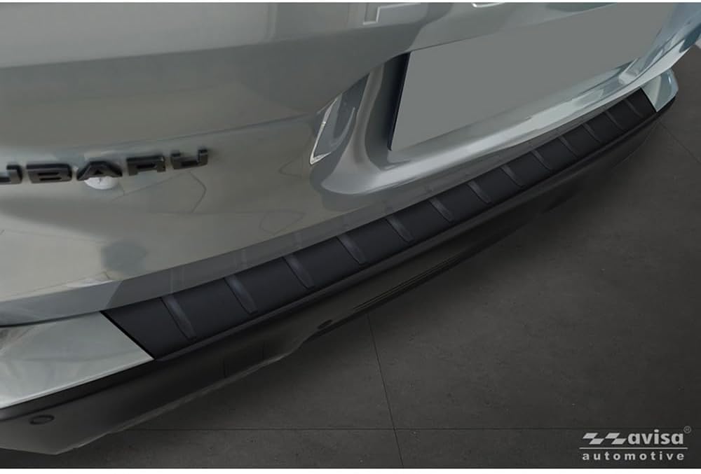 Avisa Matt-Schwarz Edelstahl Heckstossstangenschutz kompatibel mit Subaru Forester (SL) 2025- 'Ribs'