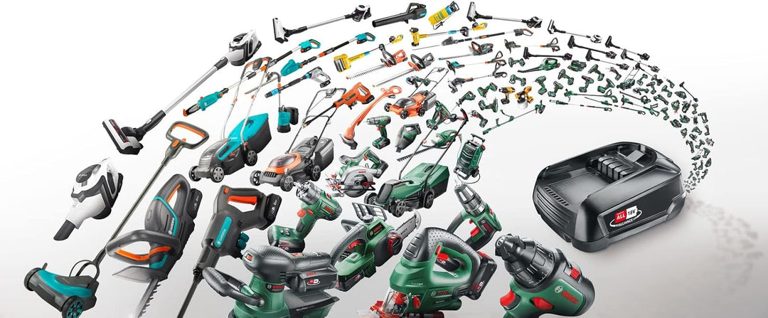 WAGNER Starter-Kit 18V: Bosch 18V Lithium-Ionen Akku 2,5 Ah und Ladegerät - Power for All Alliance,