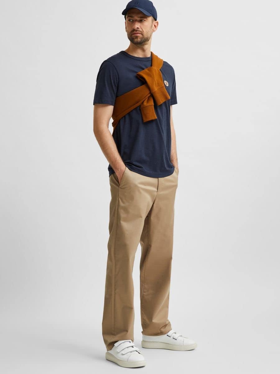 Selected Homme Loose 220 Flex Pants 32 Chinchilla, 32 Chinchilla