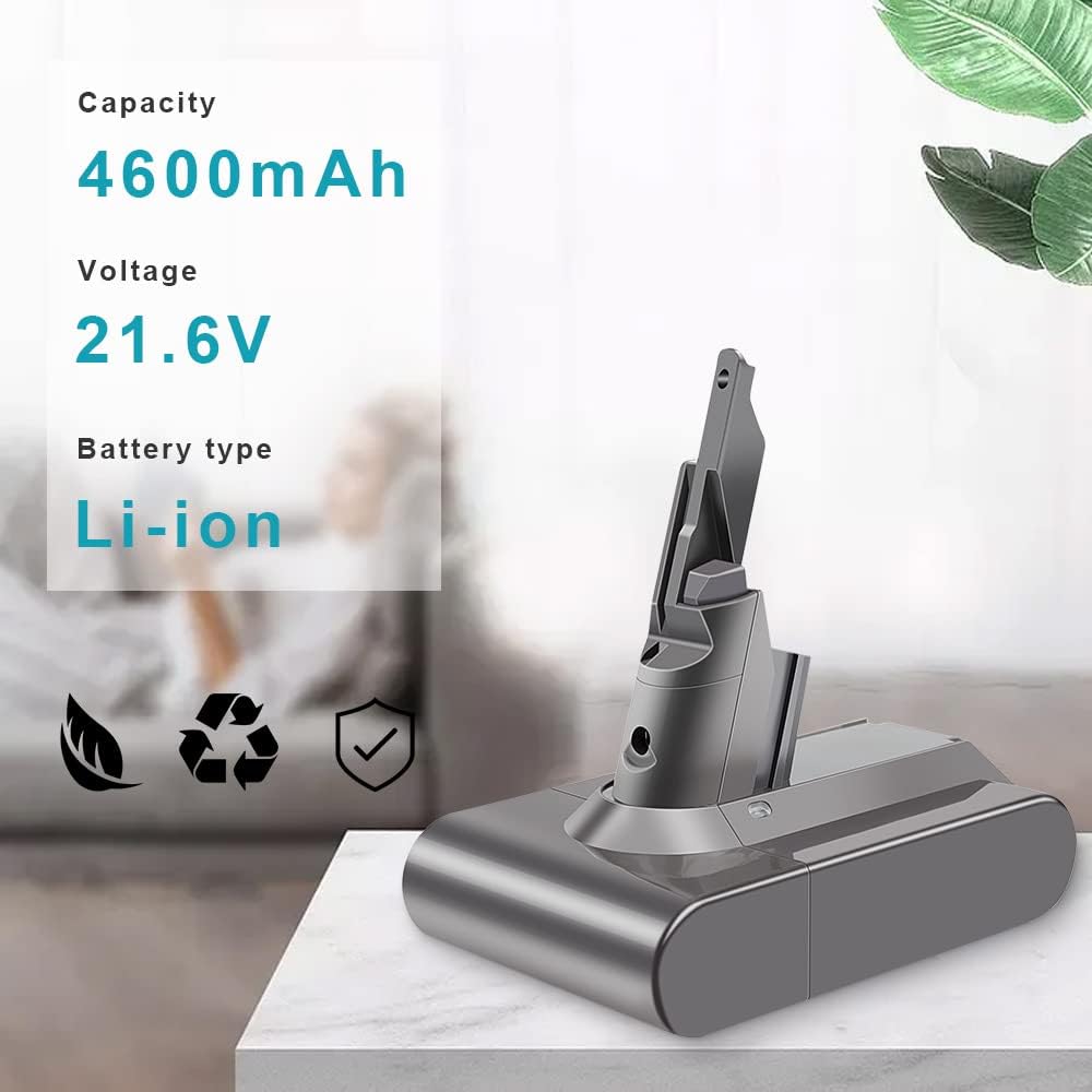 LabTEC V7 Akku 21.6 V 4600 mAh Lithium Batterie Ersatz für Dyson V7 Akku Animal V7 Motorhead Pro, V7
