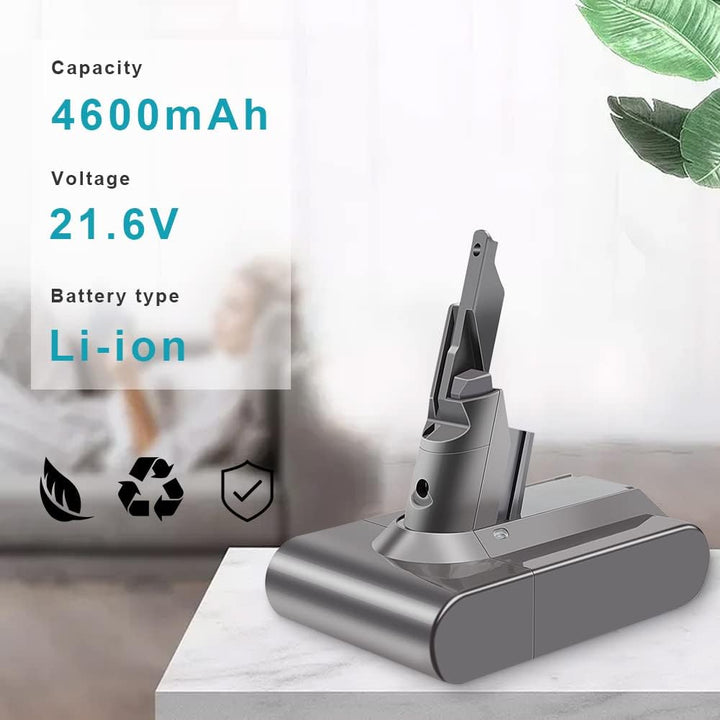 LabTEC V7 Akku 21.6 V 4600 mAh Lithium Batterie Ersatz für Dyson V7 Akku Animal V7 Motorhead Pro, V7
