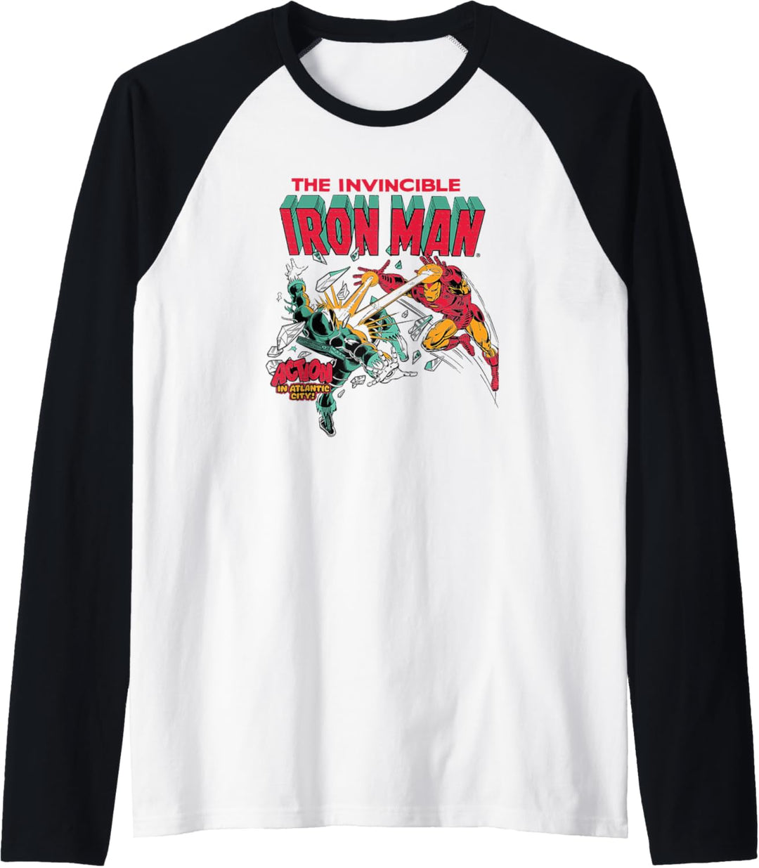 Marvel Iron Man Blast Raglan